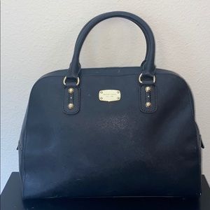 Michael Kors Cindy LG Dome Leather Satchel